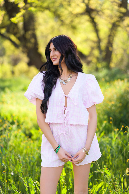 Pink Picnic Two Piece Set