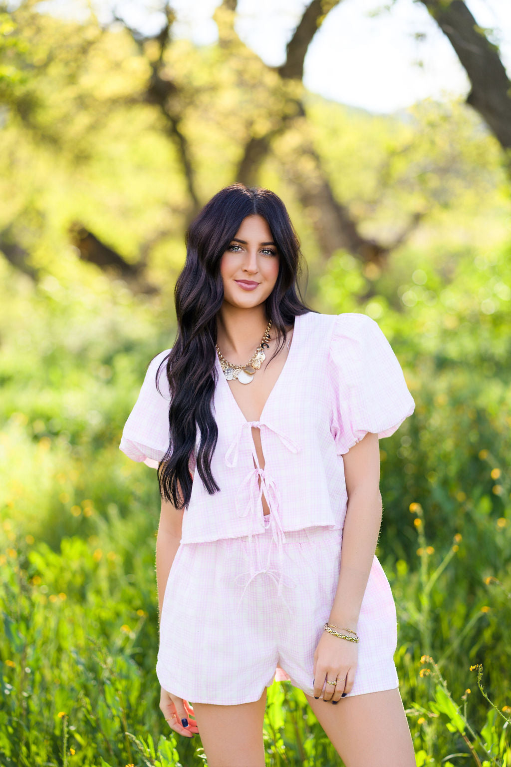 Pink Picnic Two Piece Set