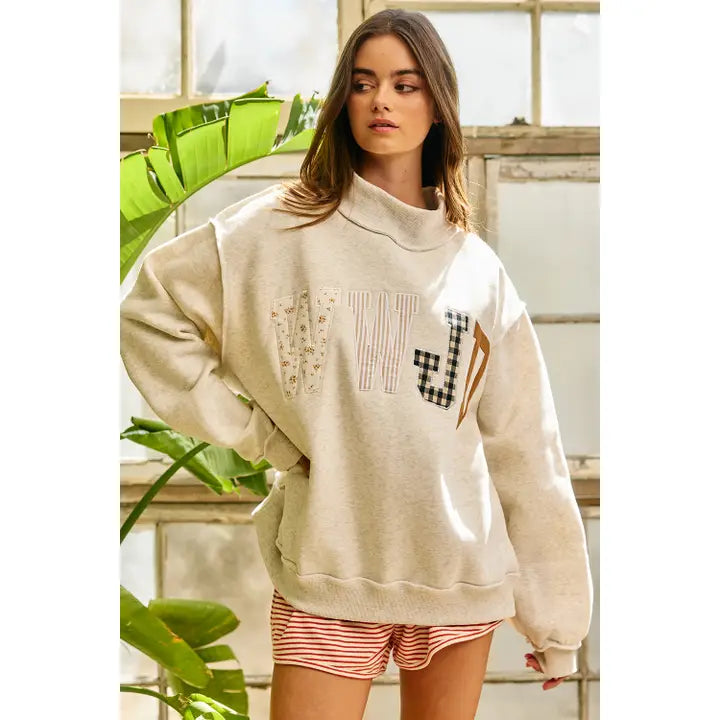 WWJD Mock Neck