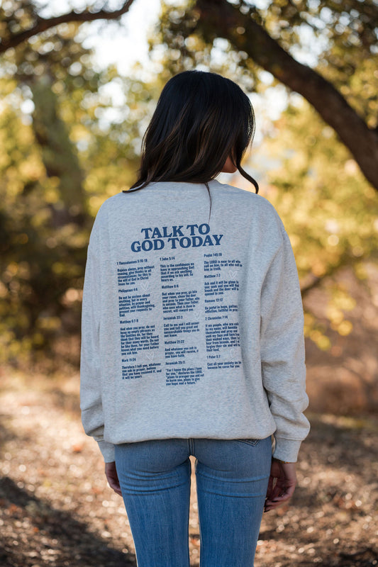 Talk To God Crewneck