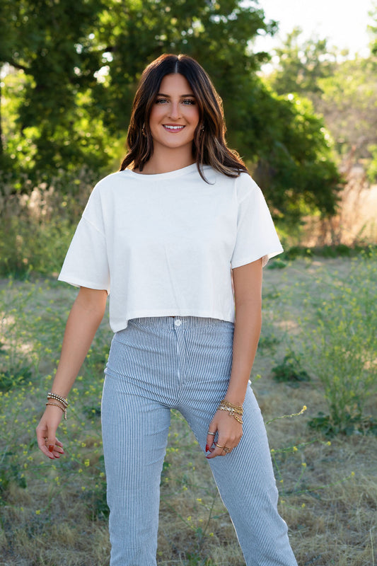 Spring Breeze Cropped Tee