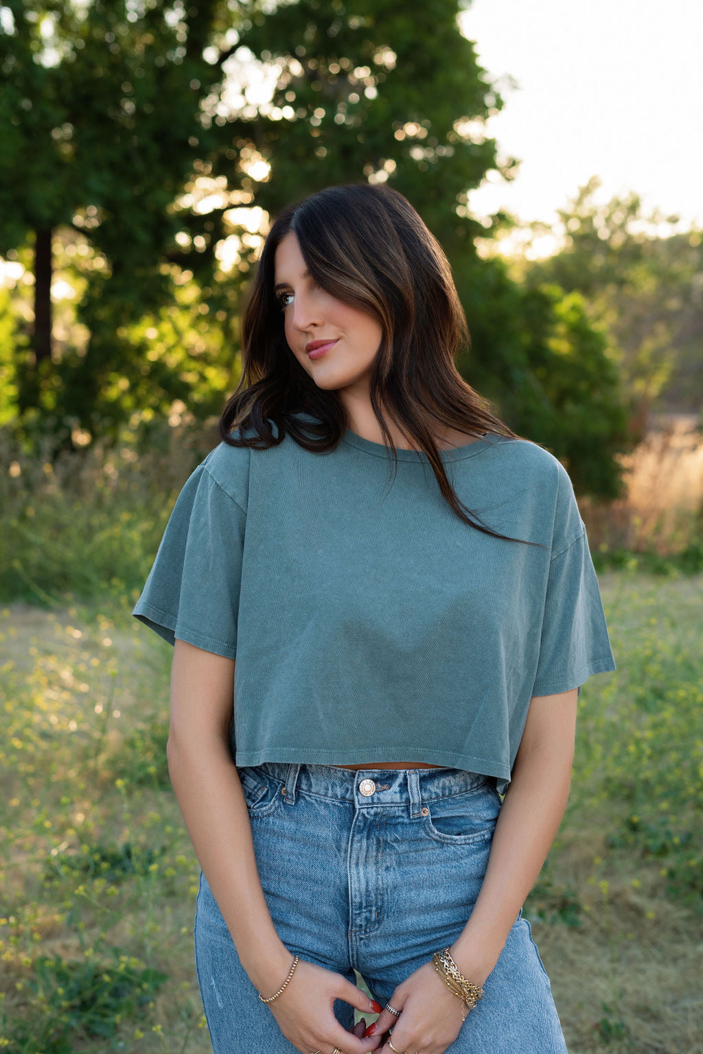 Spring Breeze Cropped Tee