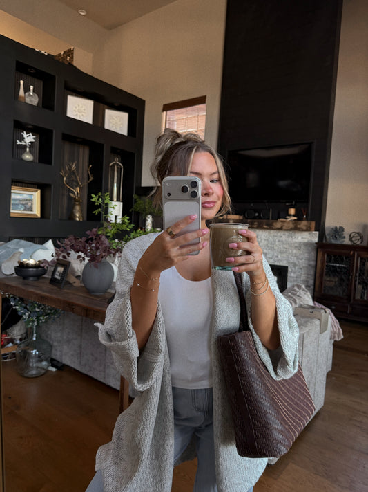 Grey Skies Cardigan ￼
