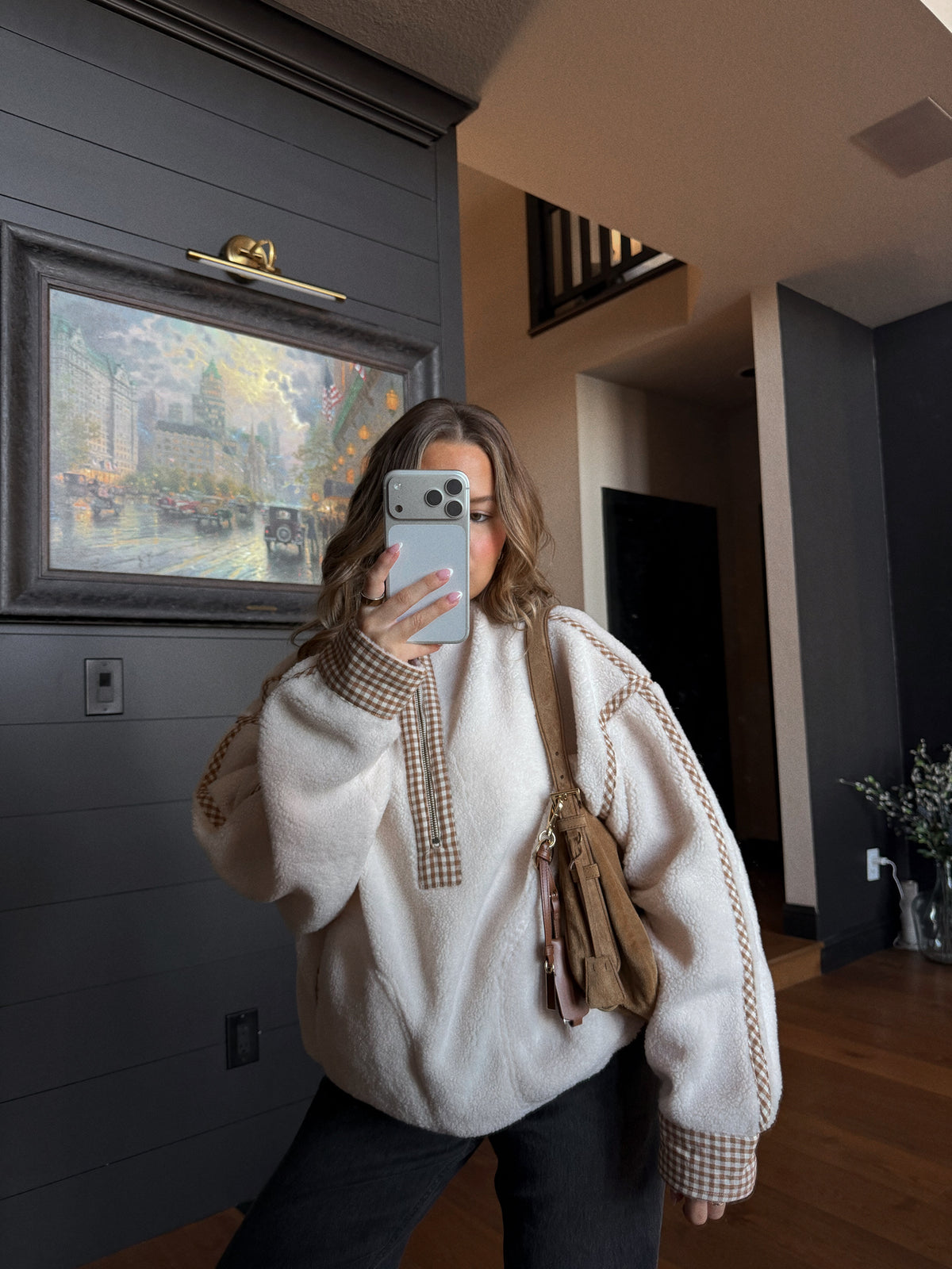 Gingham Sherpa